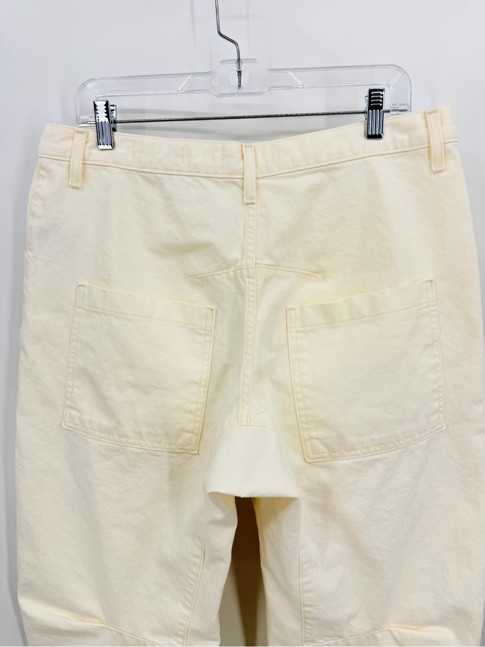 Nili Lotan Shon Jeans Cotton Cream Size 31 - Picture 7 of 14